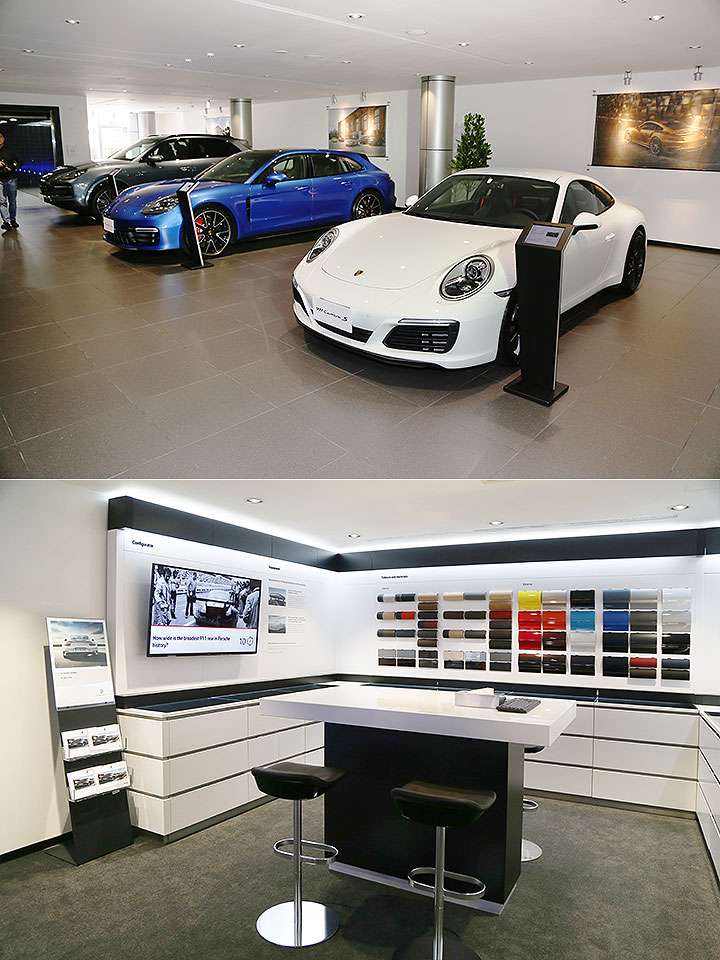 Porsche 車系擴展,展示中心裝潢等級不斷提升,展示面積與服務能量需求亦持續成長。(圖片取自u-car) Porsche 車系擴展,展示中心裝潢等級不斷提升,展示面積與服務能量需求亦持續成長。(圖片取自u-car)