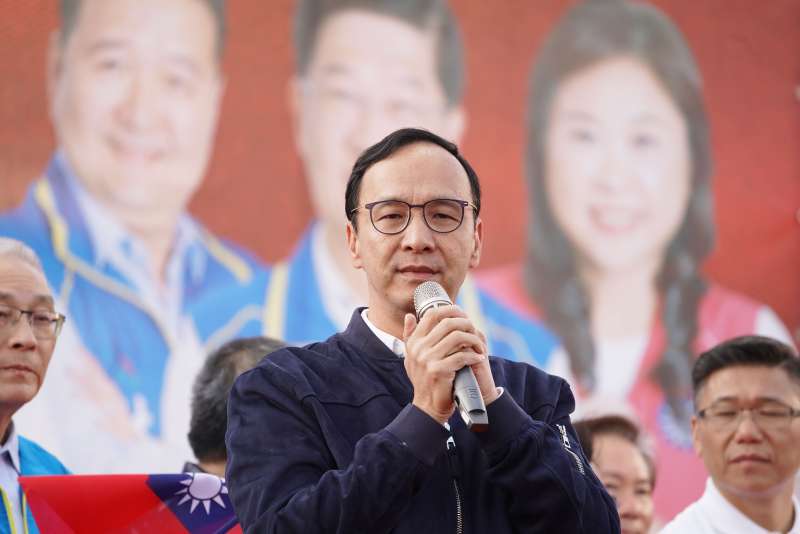 20191208-前新北市長朱立倫8日出席新北市聯合造勢活動。(盧逸峰攝) 20191208-前新北市長朱立倫8日出席新北市聯合造勢活動。(盧逸峰攝)