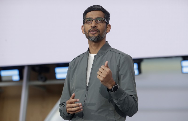 谷歌企業帝國掌門人皮猜（Sundar Pichai）（AP）