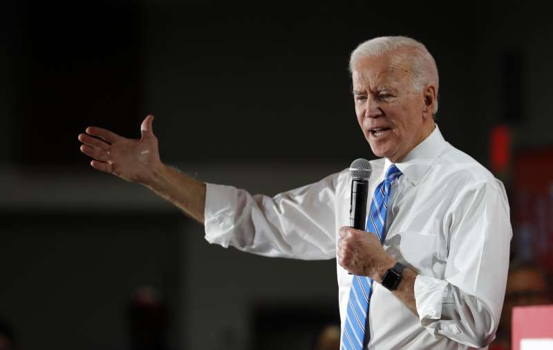 美國2020年總統大選、民主黨參選人拜登。(AP) 美國2020年總統大選、民主黨參選人拜登。(AP)