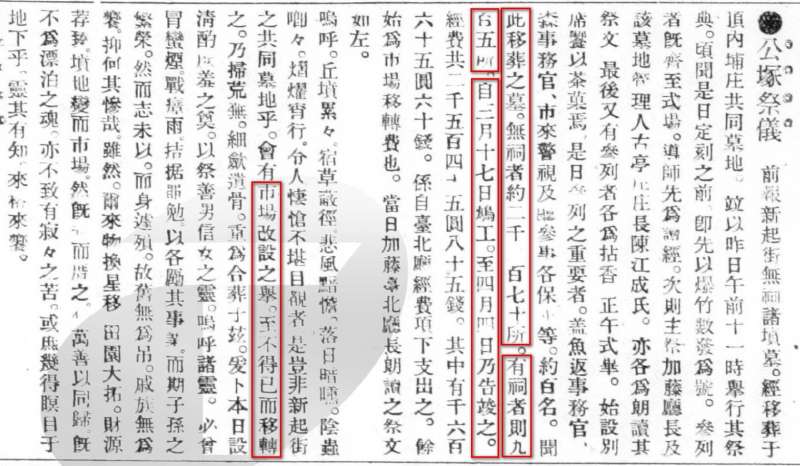 圖9：出自漢文臺灣日日新報，1908年5月22日第2版