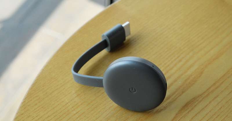 Google Chromecast媒體串流播放器。（Aaron Yoo@flickr）