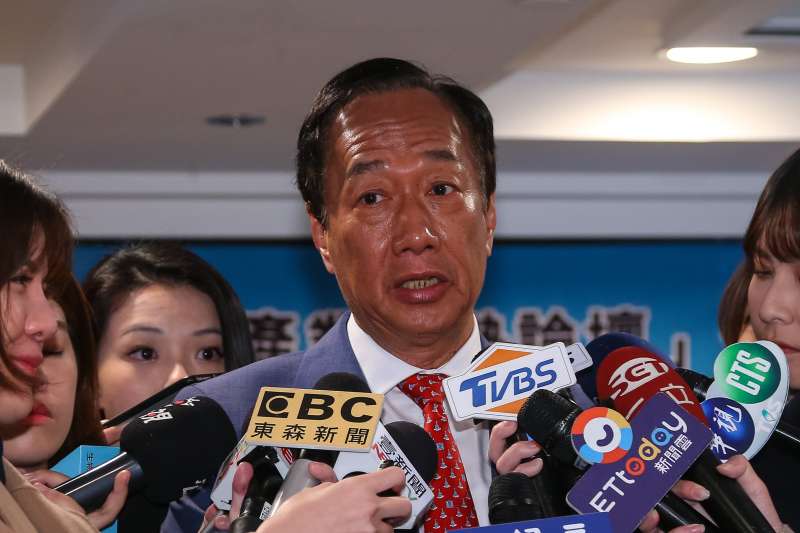 20191227-鴻海創辦人郭台銘27日出席「BioX智慧健康與生技產業趨勢論壇」。(顏麟宇攝) 20191227-鴻海創辦人郭台銘27日出席「BioX智慧健康與生技產業趨勢論壇」。(顏麟宇攝)
