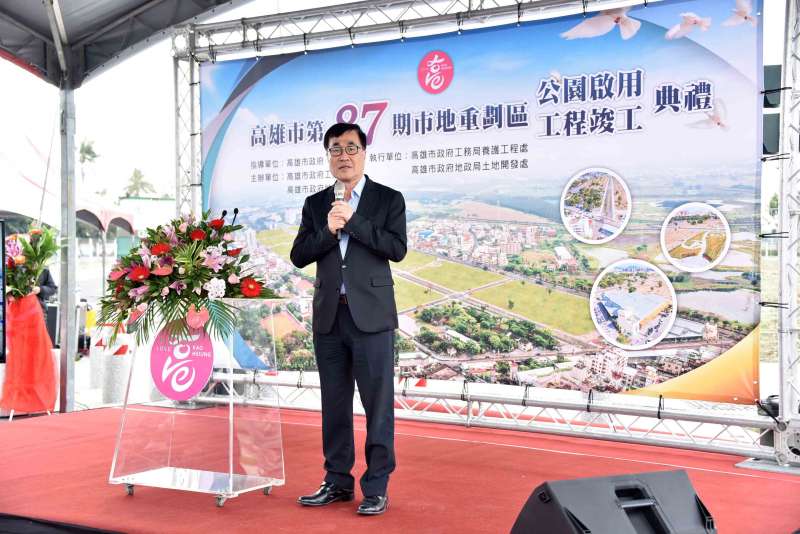 副市長李四川看好岡山發展。(圖/徐炳文攝)