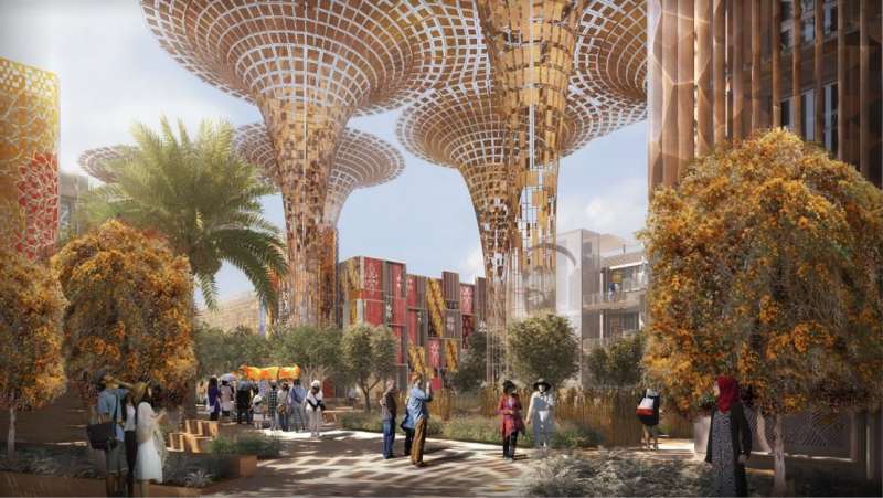 杜拜世界博覽會示意圖(圖/Expo 2020 facebook) 杜拜世界博覽會示意圖(圖/Expo 2020 facebook)