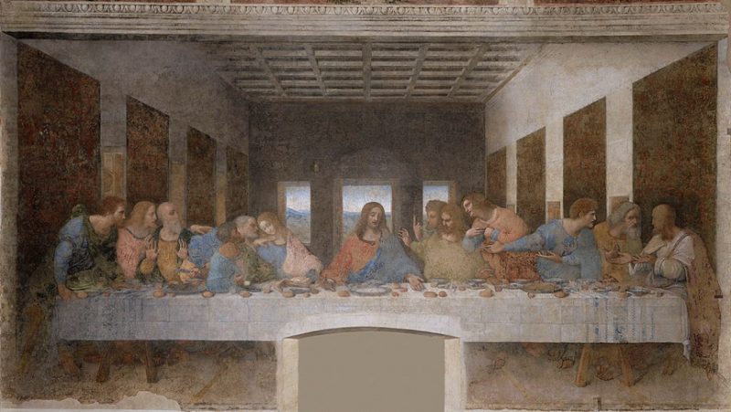 20200103-達芬奇(Leonardo da Vinci)《最後的晚餐》。(作者提供) 20200103-達芬奇(Leonardo da Vinci)《最後的晚餐》。(作者提供)