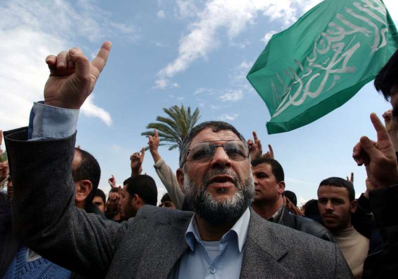 巴勒斯坦激進組織「哈瑪斯」已故領袖蘭蒂斯(Abdel-Aziz al-Rantissi)。(AP) 巴勒斯坦激進組織「哈瑪斯」已故領袖蘭蒂斯(Abdel-Aziz al-Rantissi)。(AP)