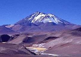 世界第五高火山——尤耶亞科山(圖/維基百科) 世界第五高火山——尤耶亞科山(圖/維基百科)