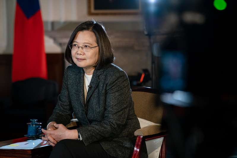 蔡英文總統連任勝選後接受BBC訪問時說,「中國需要準備好面對現實」,「任何時候都無法排除戰爭的可能性」。(總統府) 蔡英文總統連任勝選後接受BBC訪問時說,「中國需要準備好面對現實」,「任何時候都無法排除戰爭的可能性」。(總統府)