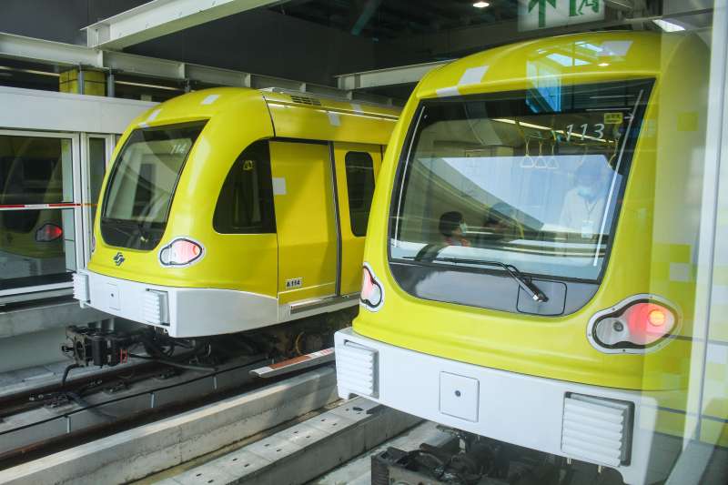 20200131-新北環狀線捷運31日通車。(蔡親傑攝) 20200131-新北環狀線捷運31日通車。(蔡親傑攝)