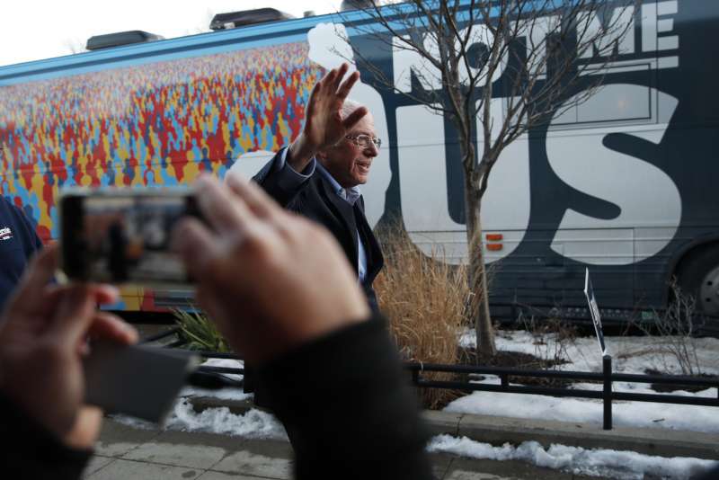 美國2020總統大選:參選人桑德斯爭取民主黨提名(AP) 美國2020總統大選:參選人桑德斯爭取民主黨提名(AP)