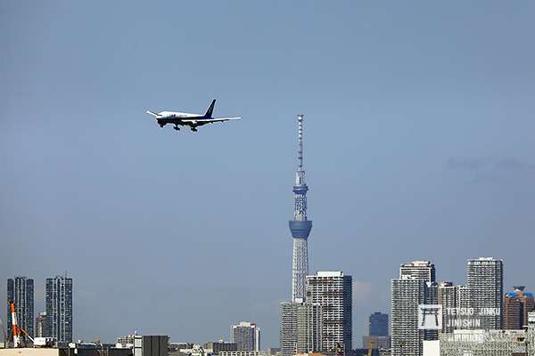 未來航機飛越東京的景象，將成為常態。圖／想想論壇