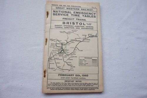 1940年代英國鐵路列車時刻表(圖/ebay.com) 1940年代英國鐵路列車時刻表(圖/ebay.com)