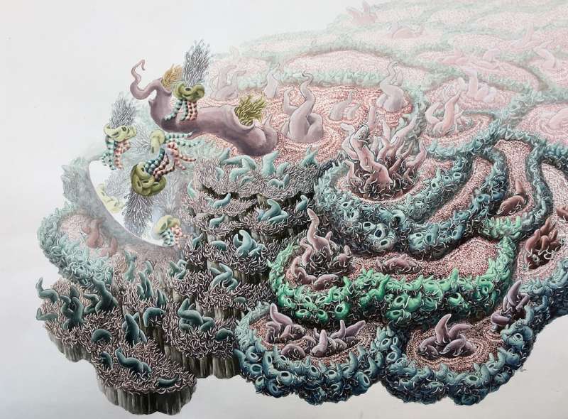 江盈臻作品《渾沌後的平衡》。(圖/文化部提供) 江盈臻作品《渾沌後的平衡》。(圖/文化部提供)