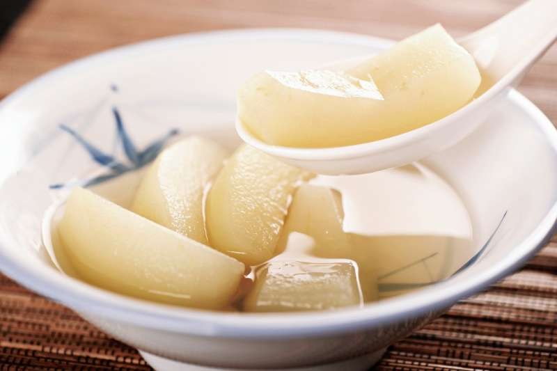梨子有潤肺、止咳、消痰、降火等功用。(圖‧達志影像) 梨子有潤肺、止咳、消痰、降火等功用。(圖‧達志影像)