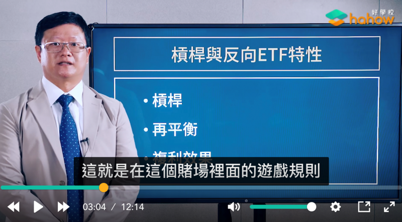 李柏鋒提醒槓桿、反向型ETF投資風險（圖片來源：《ETF 投資全球：帶你量身打造專屬資產配置》）