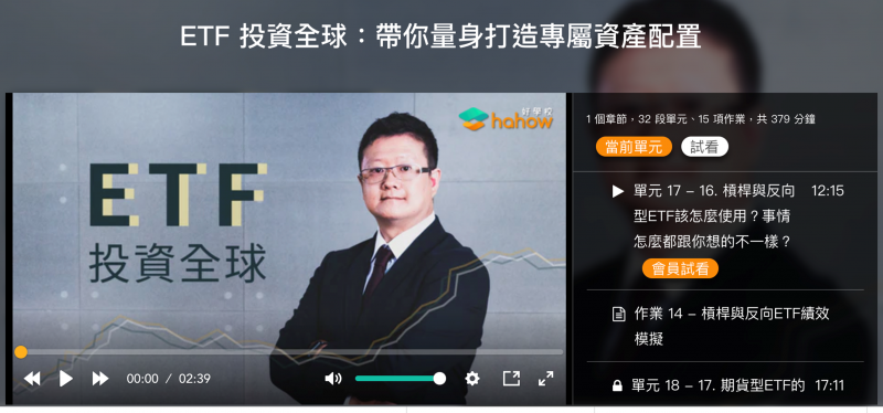 李柏鋒提醒槓桿、反向型ETF投資風險(圖片來源:《ETF 投資全球:帶你量身打造專屬資產配置》) 李柏鋒提醒槓桿、反向型ETF投資風險(圖片來源:《ETF 投資全球:帶你量身打造專屬資產配置》)