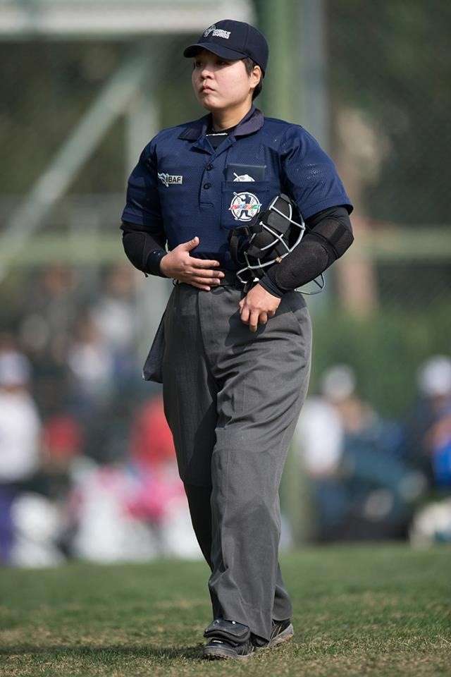 20200401-無論曾經被無視或是歧視,都無法阻止劉柏君走在棒球裁判的道路上。(Rommel Chan攝) 20200401-無論曾經被無視或是歧視,都無法阻止劉柏君走在棒球裁判的道路上。(Rommel Chan攝)