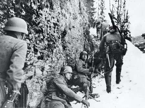 德軍山地師於挪威戰鬥(資料來源:Wikimedia Commons) 德軍山地師於挪威戰鬥(資料來源:Wikimedia Commons)