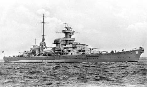 德國重巡洋艦蒲留歇號(資料來源:Wikimedia Commons) 德國重巡洋艦蒲留歇號(資料來源:Wikimedia Commons)
