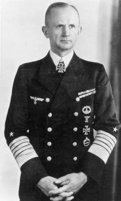 德國潛艦部隊指揮官鄧尼茨(資料來源:Wikimedia Commons) 德國潛艦部隊指揮官鄧尼茨(資料來源:Wikimedia Commons)