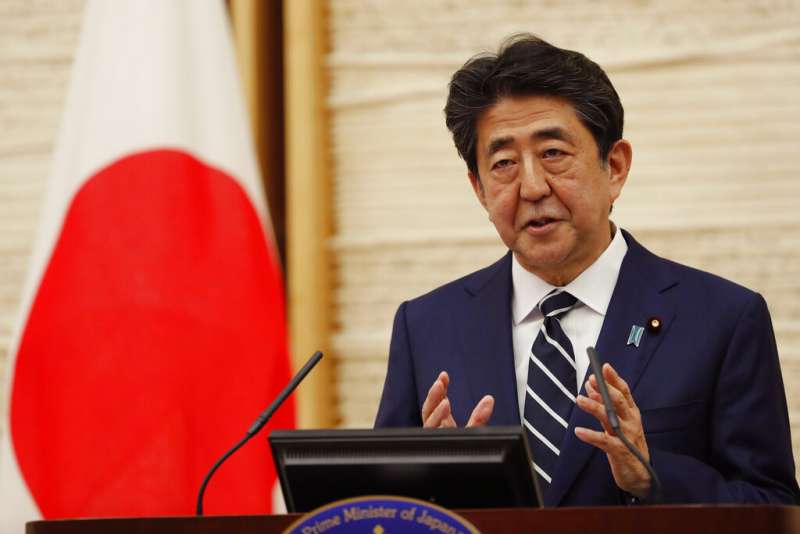 日本首相安倍晉三。(美聯社) 日本首相安倍晉三。(美聯社)
