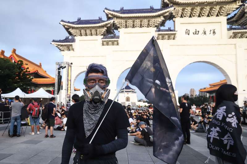 20200613-「抗爭未完，台港同行」反送中一週年晚會活動。（陳品佑攝）