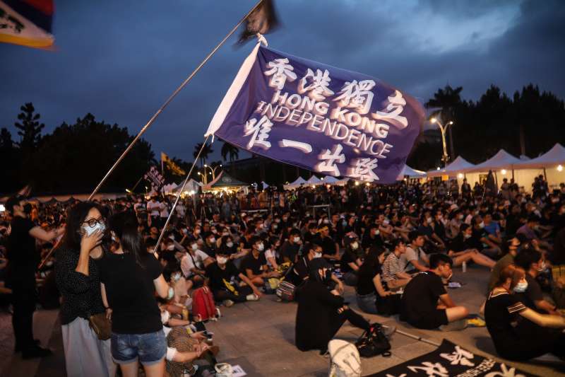 20200613-「抗爭未完，台港同行」反送中一週年晚會活動。（陳品佑攝）