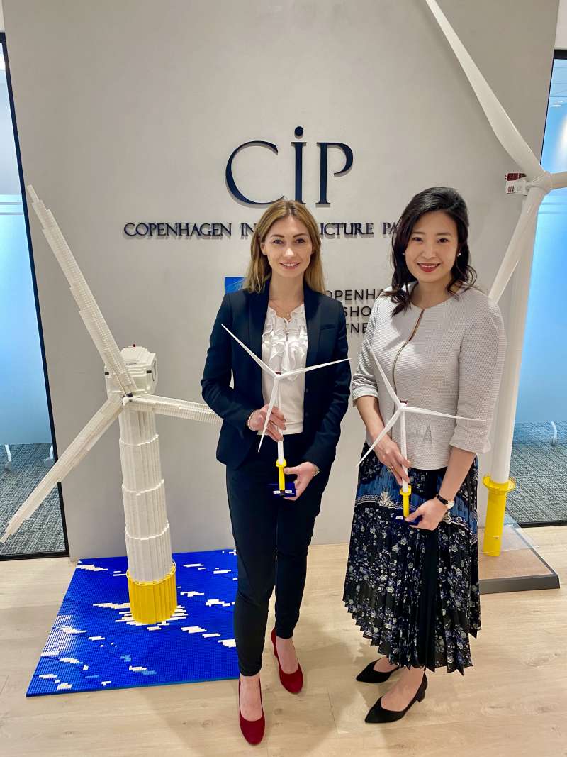 CIP 台灣區開發長許乃文與MVOW 台灣商務總監Maida Zahirovic 兩位台灣最高階女性領導人，分享第二階段潛力場址風機國產化成果，為後疫情時代拼經濟鳴第一槍。(圖/CIP提供)