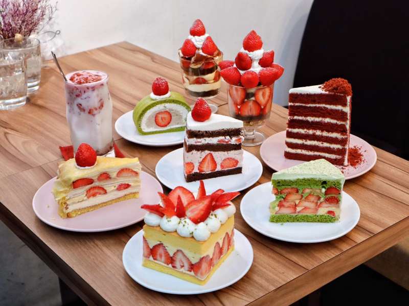 冬季時推出各式草莓品項的甜點。(圖/取自Sweet Tooth臉書) 冬季時推出各式草莓品項的甜點。(圖/取自Sweet Tooth臉書)