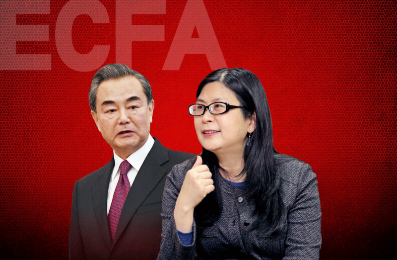 在ECFA的談判過中,賴幸媛(右)與王毅(左)曾建立祕密管道。(合成圖) 在ECFA的談判過中,賴幸媛(右)與王毅(左)曾建立祕密管道。(合成圖)