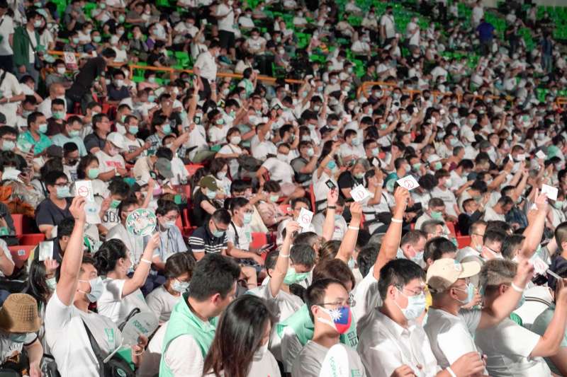 20200802-民眾黨2日舉行黨員大會,黨員踴躍出席。(民眾黨提供) 20200802-民眾黨2日舉行黨員大會,黨員踴躍出席。(民眾黨提供)