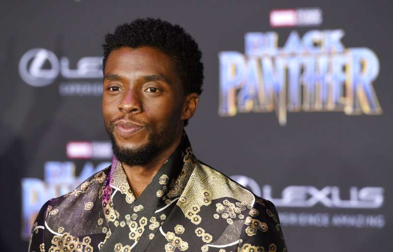 漫威電影「黑豹」男星查德維克博斯曼（Chadwick Boseman）因大腸癌病逝，享年43歲。（AP）