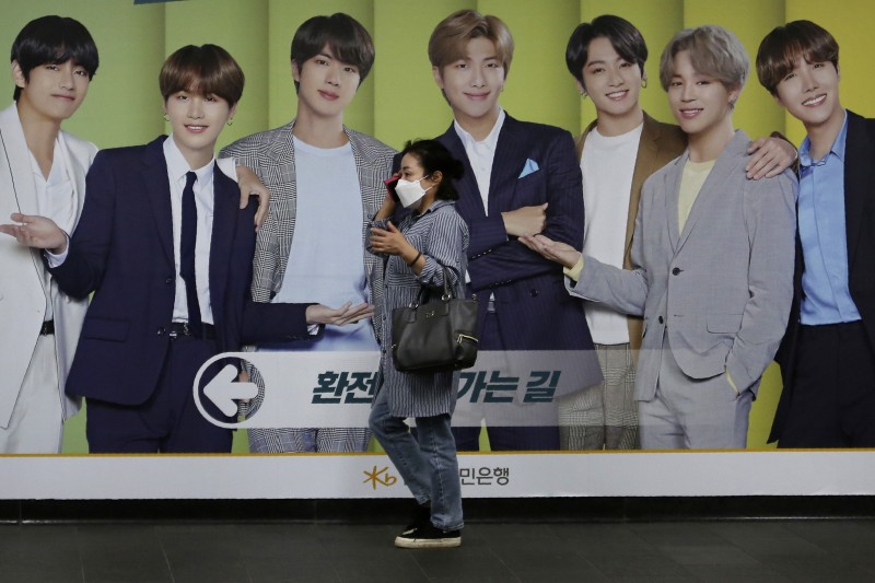 南韓偶像團體防彈少年團(BTS)捲入「辱華」風波。(美聯社) 南韓偶像團體防彈少年團(BTS)捲入「辱華」風波。(美聯社)