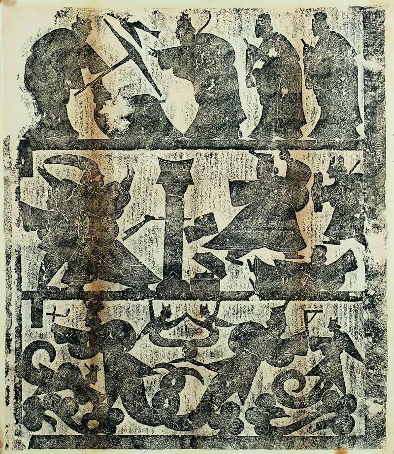 武梁祠拓片(作者提供) 武梁祠拓片(作者提供)