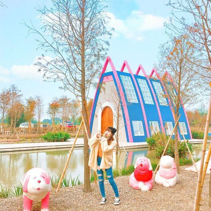 水漾森林教堂。(圖/IG@lanlanooo) 水漾森林教堂。(圖/IG@lanlanooo)