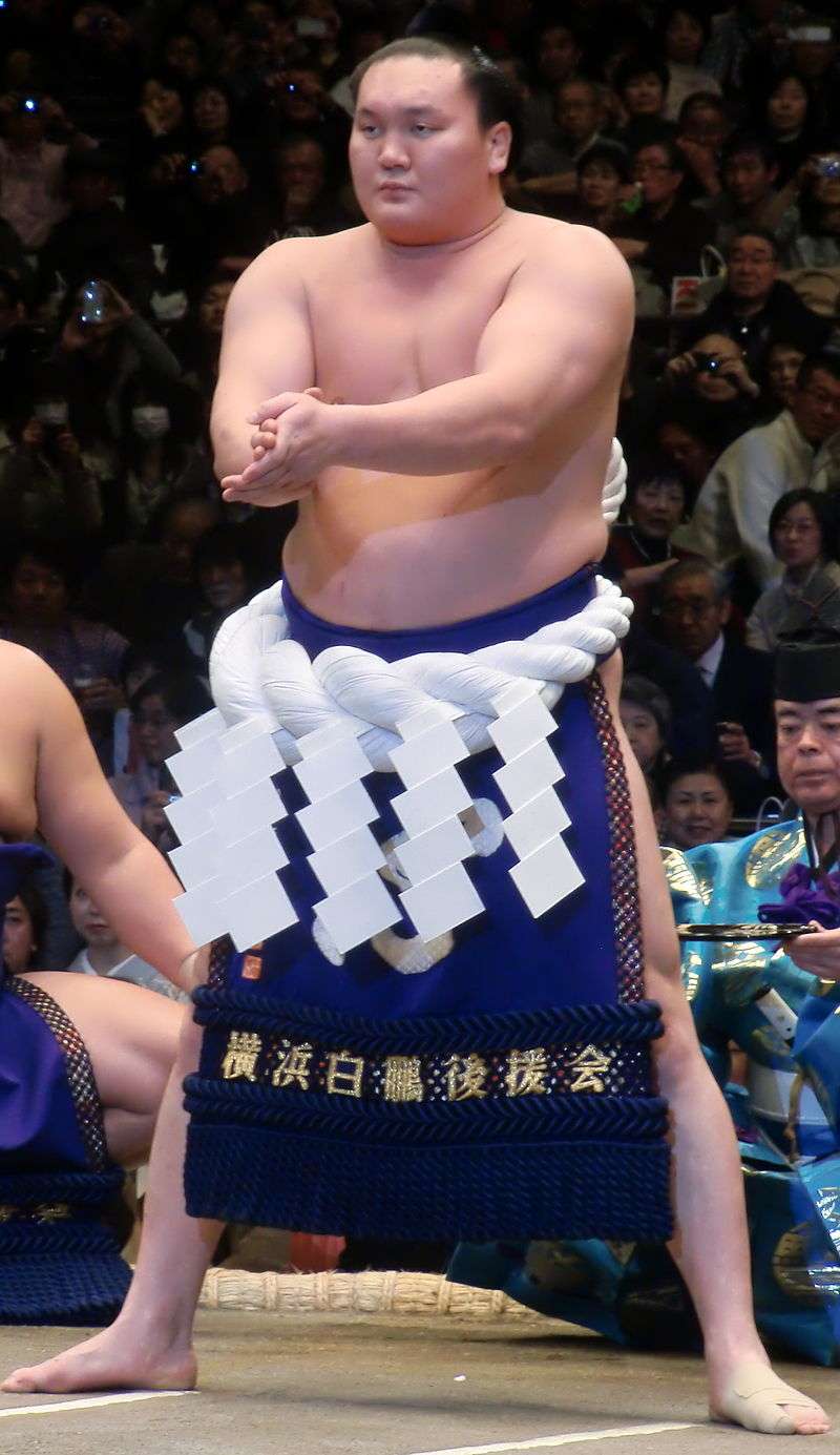 日本相撲力士、第69代橫綱白鵬翔。(FourTildes@Wikipedia/CC BY-SA 3.0) 日本相撲力士、第69代橫綱白鵬翔。(FourTildes@Wikipedia/CC BY-SA 3.0)