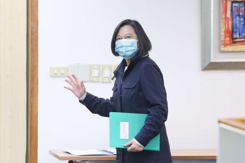 20210113-總統蔡英文13日出席民進黨中常會。(顏麟宇攝) 20210113-總統蔡英文13日出席民進黨中常會。(顏麟宇攝)