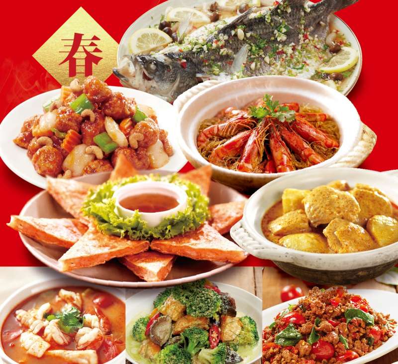 瓦城年菜經典小家庭。(圖/義大世界購物廣場提供) 瓦城年菜經典小家庭。(圖/義大世界購物廣場提供)