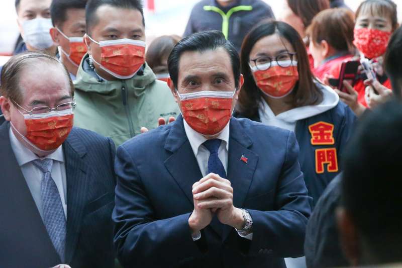 20210217-前總統馬英九17日出席國民黨新春團拜。（顏麟宇攝）