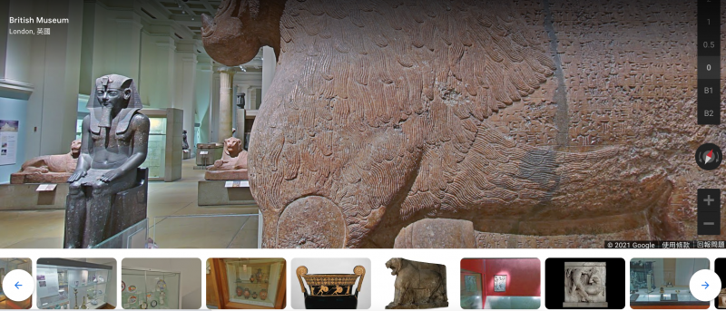 Google Arts&Culture 瀏覽大英美術館(擷圖自Google Arts&Culture) Google Arts&Culture 瀏覽大英美術館(擷圖自Google Arts&Culture)