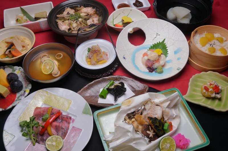 使用當季食材,可感受到四季的變換 ©和銅旅館 使用當季食材,可感受到四季的變換 ©和銅旅館