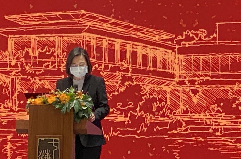 蔡英文總統出席蔣經國紀念圖書館揭幕。(風傳媒) 蔡英文總統出席蔣經國紀念圖書館揭幕。(風傳媒)