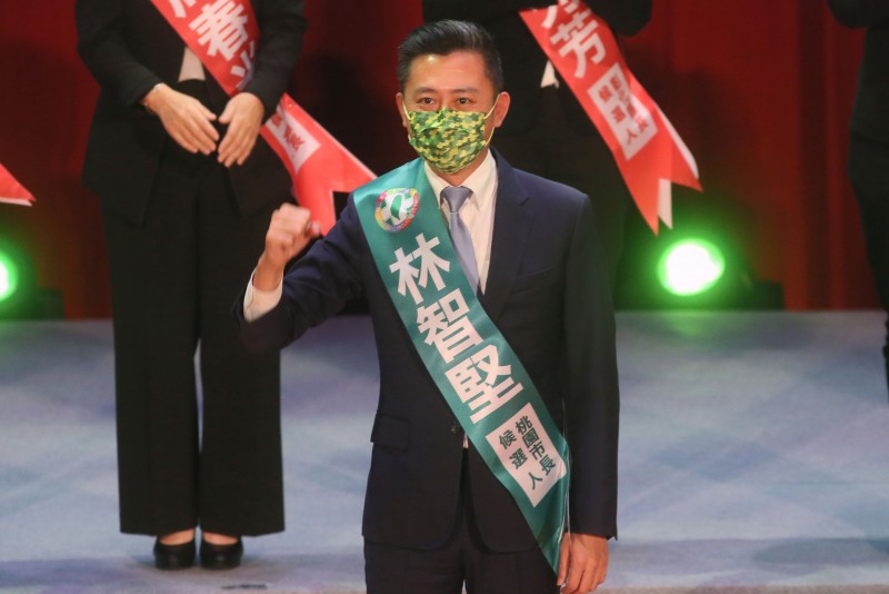 20220717-民進黨17日舉行第二十屆第一次全國黨代表大會,桃園市長提名人林智堅出席。(柯承惠攝) 20220717-民進黨17日舉行第二十屆第一次全國黨代表大會,桃園市長提名人林智堅出席。(柯承惠攝)