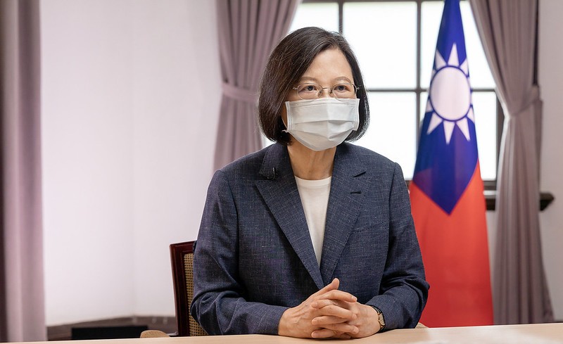 20220726-總統蔡英文26日以錄影方式為「凱達格蘭論壇-2022印太安全對話」開幕式致詞。(總統府提供) 20220726-總統蔡英文26日以錄影方式為「凱達格蘭論壇-2022印太安全對話」開幕式致詞。(總統府提供)