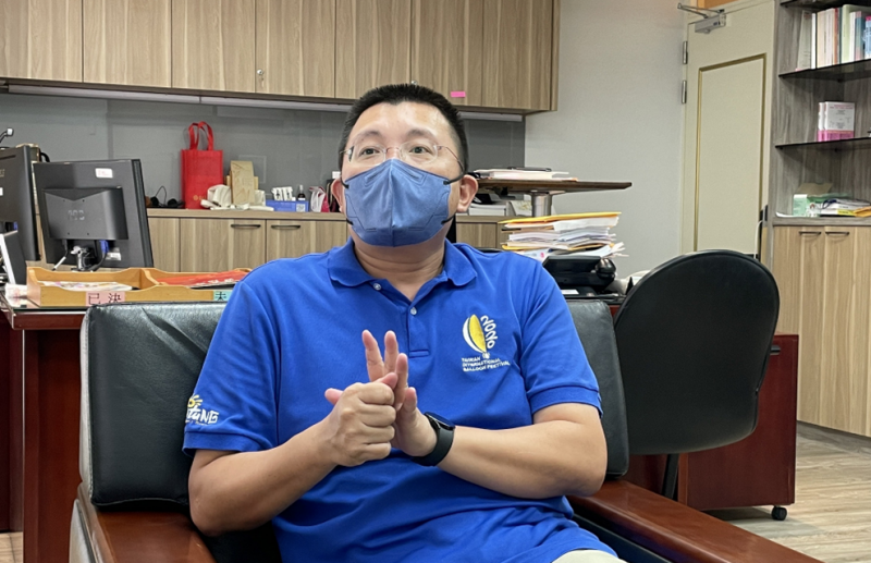 教育處長林政宏強調對台東而言棒球既是精神象徵、也富有運動文化傳承意義。(圖/陳若瑜攝) 教育處長林政宏強調對台東而言棒球既是精神象徵、也富有運動文化傳承意義。(圖/陳若瑜攝)