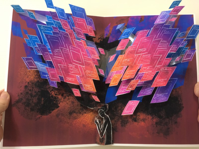 賴冠傑《目光》表達藝術家眼中立體書多重的可能性與創意 (圖/新北市政府文化局)