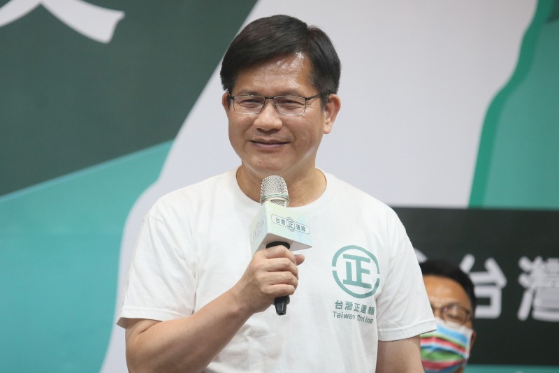 20220928- 民進黨新北市長參選人林佳龍28日出席「正常國家決議文」15周年感恩茶會。(柯承惠攝) 20220928- 民進黨新北市長參選人林佳龍28日出席「正常國家決議文」15周年感恩茶會。(柯承惠攝)