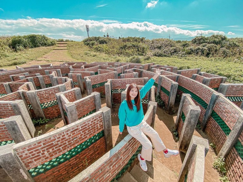 北海岸景點-老梅迷宮。（圖／IG @rainie12352提供）