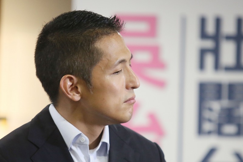 20221215-民進黨台北市第3選區立委參選人吳怡農15日舉行政見發表記者會。(柯承惠攝) 20221215-民進黨台北市第3選區立委參選人吳怡農15日舉行政見發表記者會。(柯承惠攝)